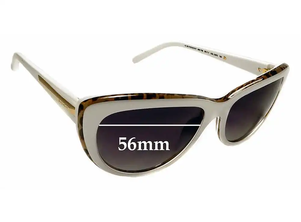 Sunglass Fix Replacement Lenses for Givenchy SGV766 - 56mm Wide Sunglass Fix Replacement Lenses for Givenchy SGV766 - 56mm Wide