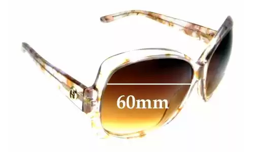 Sunglass Fix Replacement Lenses for Gucci GG3581/S - 60mm Wide Sunglass Fix Replacement Lenses for Gucci GG3581/S - 60mm Wide