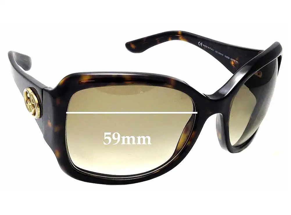 Sunglass Fix Replacement Lenses for Gucci GG2965/S - 59mm Wide Sunglass Fix Replacement Lenses for Gucci GG2965/S - 59mm Wide