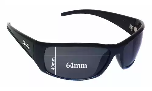 Sunglass Fix Replacement Lenses for Hobie Mayport 40mm Tall - 64mm Wide Sunglass Fix Replacement Lenses for Hobie Mayport 40mm Tall - 64mm Wide