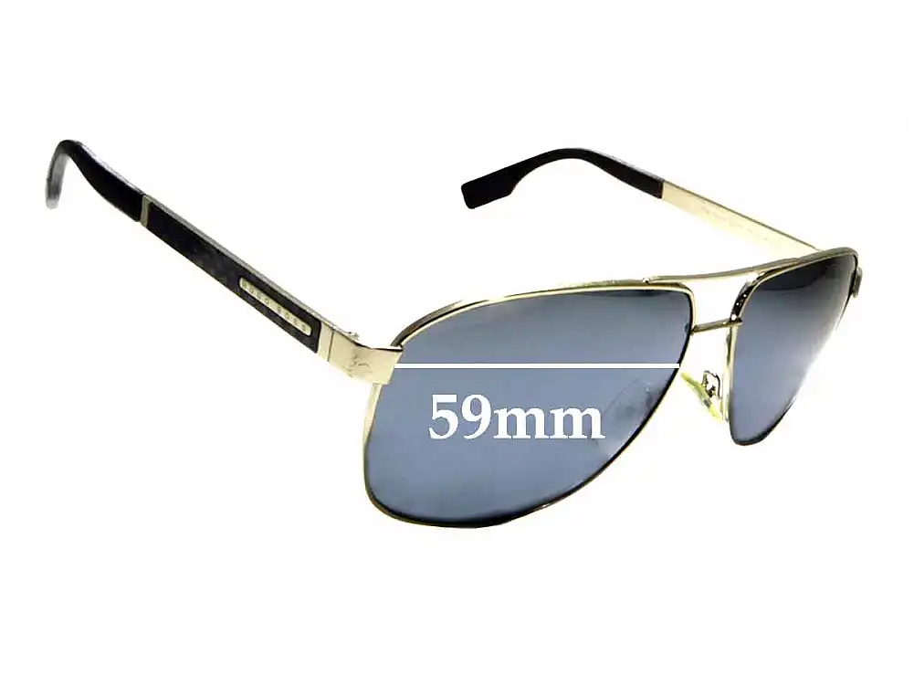 Sunglass Fix Replacement Lenses for Hugo Boss 0442/S - 59mm Wide Sunglass Fix Replacement Lenses for Hugo Boss 0442/S - 59mm Wide