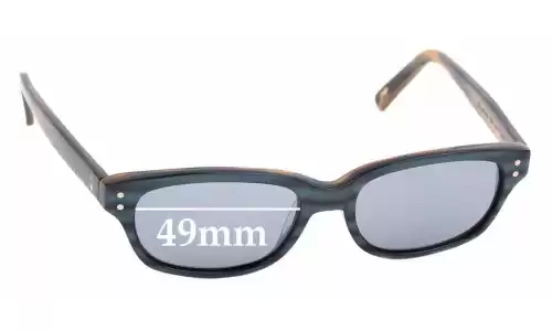 Sunglass Fix Replacement Lenses for Jono Hennessey 8059 - 49mm Wide Sunglass Fix Replacement Lenses for Jono Hennessey 8059 - 49mm Wide