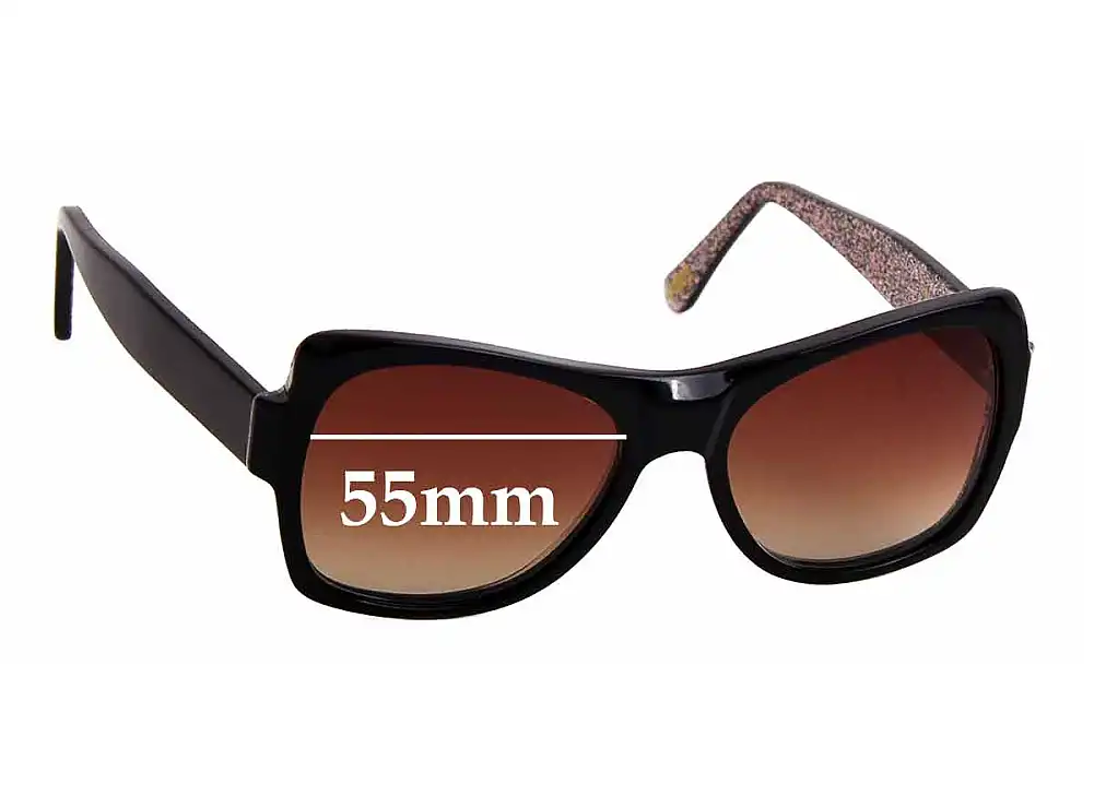 Sunglass Fix Replacement Lenses for Kirk Originals Nymphette - 55mm Wide Sunglass Fix Replacement Lenses for Kirk Originals Nymphette - 55mm Wide