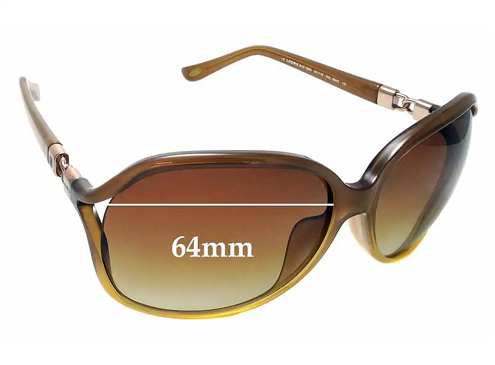 Sunglass Fix Replacement Lenses for Loewe SLW785G - 64mm Wide Sunglass Fix Replacement Lenses for Loewe SLW785G - 64mm Wide