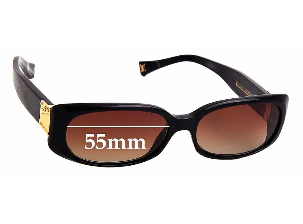 Sunglass Fix Replacement Lenses for Louis Vuitton Z0010W - 55mm Wide Sunglass Fix Replacement Lenses for Louis Vuitton Z0010W - 55mm Wide