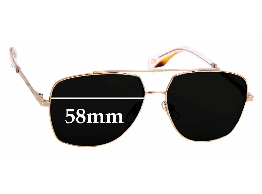 Sunglass Fix Replacement Lenses for Marc by Marc Jacobs Sun Rx 07 - 58mm Wide Sunglass Fix Replacement Lenses for Marc by Marc Jacobs Sun Rx 07 - 58mm Wide