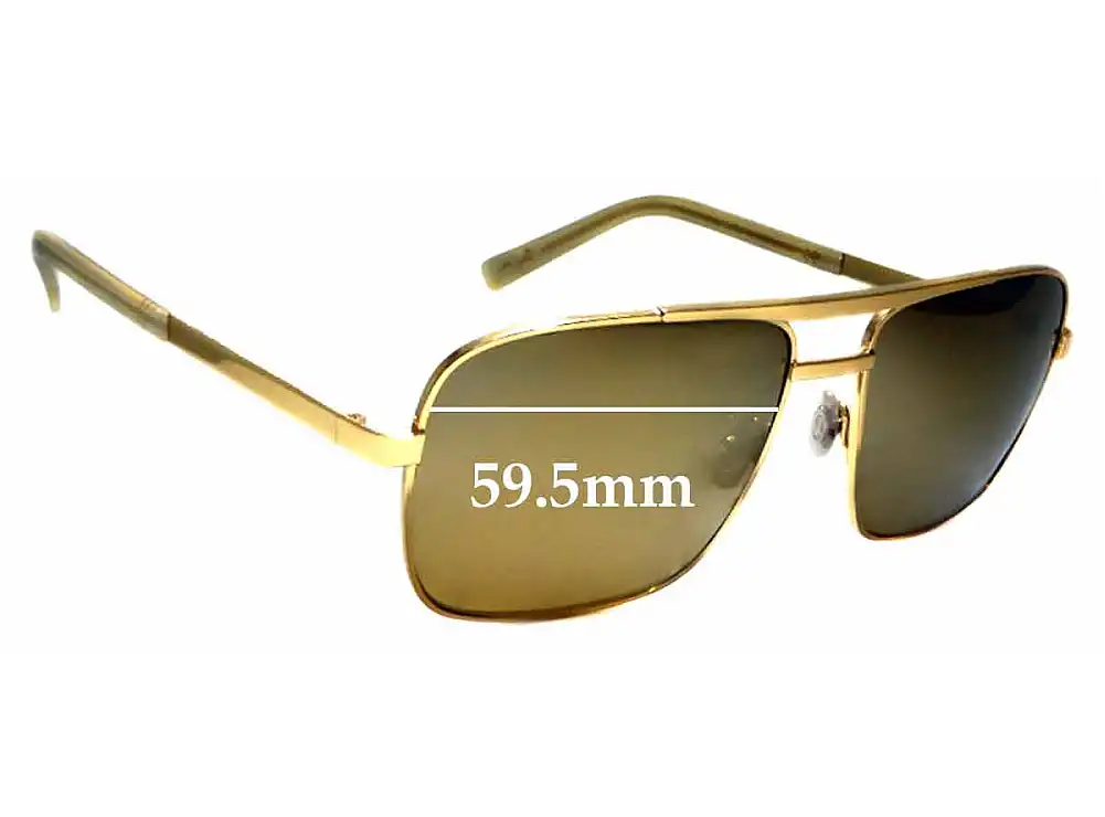 Sunglass Fix Replacement Lenses for Maui Jim MJ714 Compass - 59mm Wide Sunglass Fix Replacement Lenses for Maui Jim MJ714 Compass - 59mm Wide