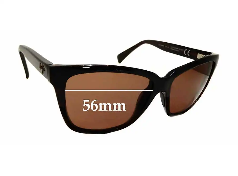 Sunglass Fix Replacement Lenses for Maui Jim MJ763 Jacaranda - 56mm Wide Sunglass Fix Replacement Lenses for Maui Jim MJ763 Jacaranda - 56mm Wide