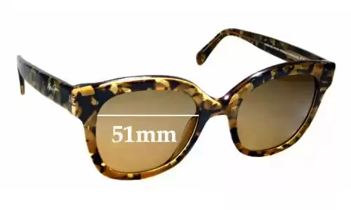 Sunglass Fix Replacement Lenses for Maui Jim MJ751 Honey Girl - 51mm Wide Sunglass Fix Replacement Lenses for Maui Jim MJ751 Honey Girl - 51mm Wide