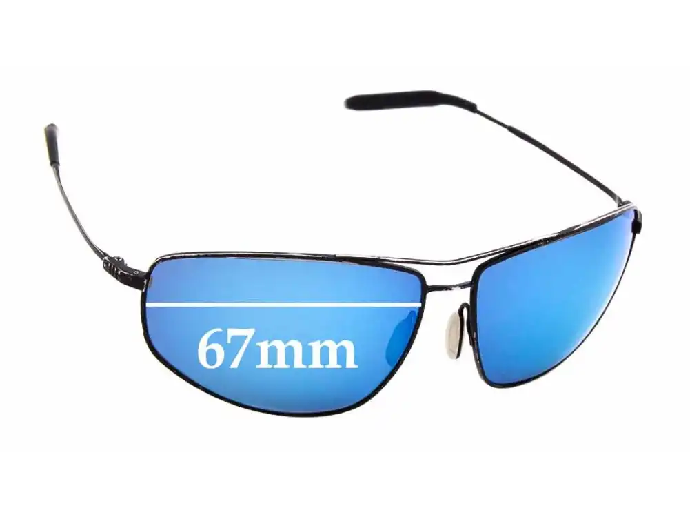 Sunglass Fix Replacement Lenses for Mosley Tribes Navigator Aviator - 67mm Wide Sunglass Fix Replacement Lenses for Mosley Tribes Navigator Aviator - 67mm Wide