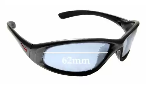 Sunglass Fix Replacement Lenses for Nike EV0015 Tarj Square R - 62mm Wide Sunglass Fix Replacement Lenses for Nike EV0015 Tarj Square R - 62mm Wide
