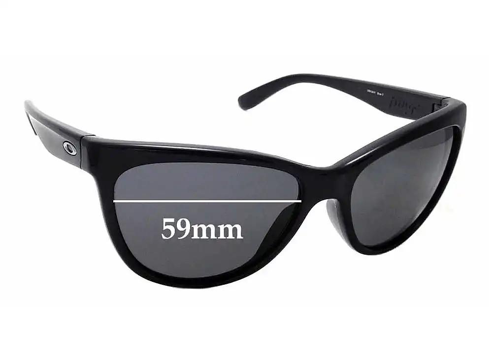 Sunglass Fix Replacement Lenses for Oakley Fringe OO9124 - 59mm Wide Sunglass Fix Replacement Lenses for Oakley Fringe OO9124 - 59mm Wide