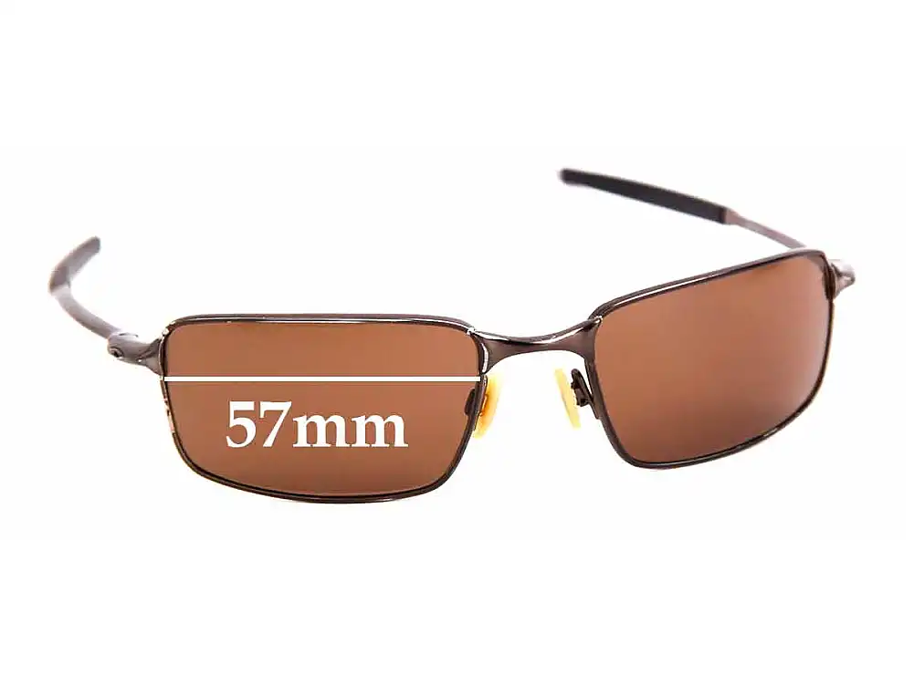 Sunglass Fix Replacement Lenses for Oakley Square Wire - 57mm Wide Sunglass Fix Replacement Lenses for Oakley Square Wire - 57mm Wide
