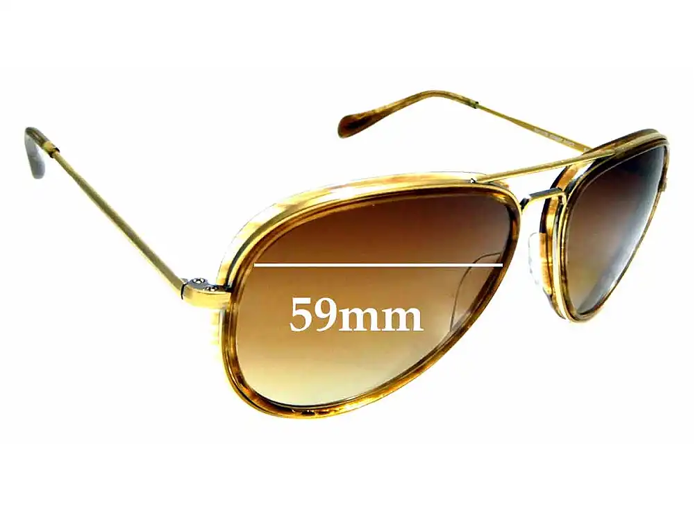 Sunglass Fix Replacement Lenses for Oliver Peoples Rayford OV1113-S - 59mm Wide Sunglass Fix Replacement Lenses for Oliver Peoples Rayford OV1113-S - 59mm Wide
