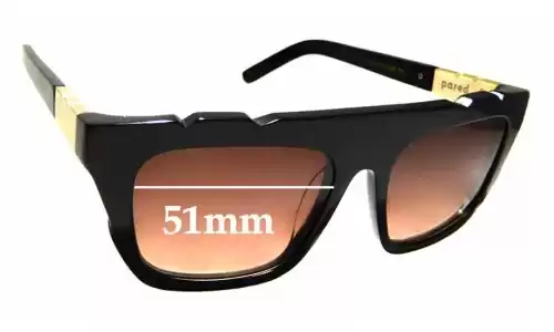Sunglass Fix Replacement Lenses for Pared Shake & Bake - 51mm Wide Sunglass Fix Replacement Lenses for Pared Shake & Bake - 51mm Wide