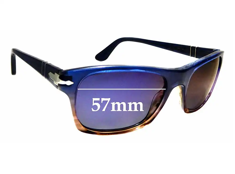 Sunglass Fix Replacement Lenses for Persol 3037-S - 57mm Wide Sunglass Fix Replacement Lenses for Persol 3037-S - 57mm Wide