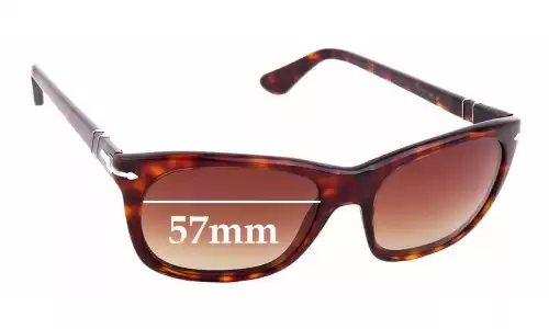 Sunglass Fix Replacement Lenses for Persol 3135-S - 57mm Wide Persol 3135-S Replacement Lenses 57mm wide