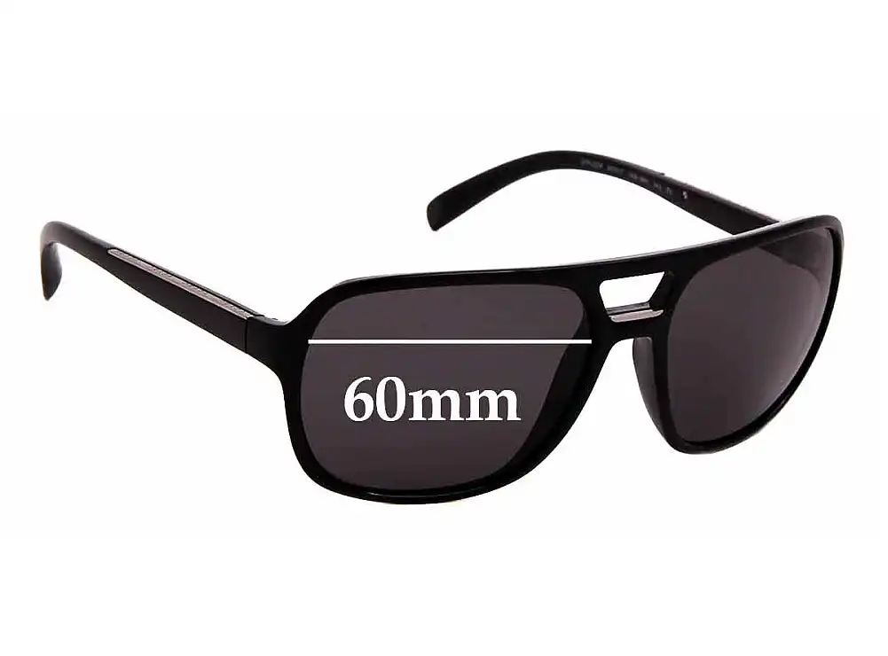 Sunglass Fix Replacement Lenses for Prada SPR25M & PR25MS - 60mm Wide Sunglass Fix Replacement Lenses for Prada SPR25M & PR25MS - 60mm Wide