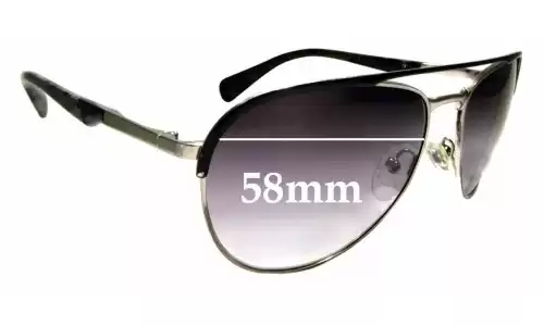 Sunglass Fix Replacement Lenses for Prada SPR51Q - 58mm Wide Sunglass Fix Replacement Lenses for Prada SPR51Q - 58mm Wide