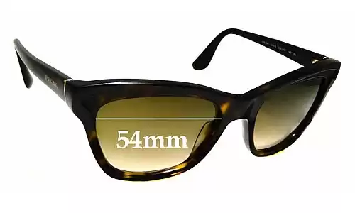 Sunglass Fix Replacement Lenses for Prada SPR16P - 54mm Wide Prada SPR16P Replacement Lenses 54mm wide