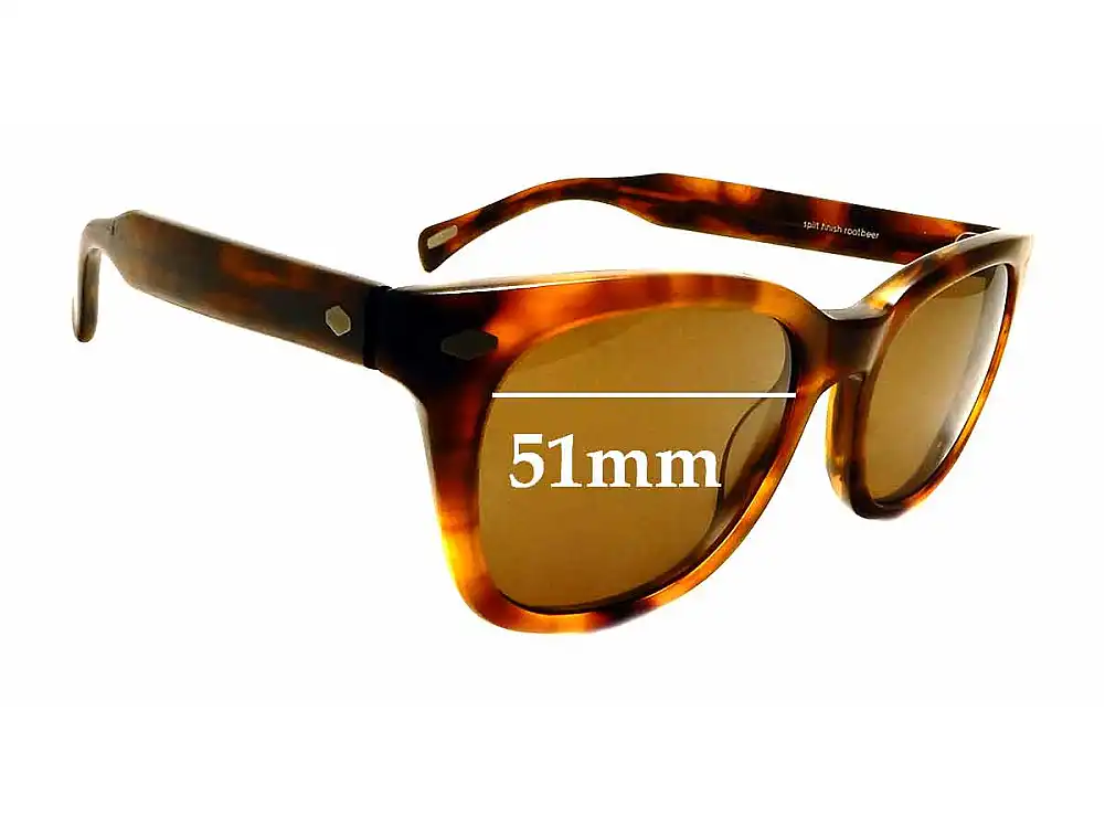 Sunglass Fix Replacement Lenses for Raen Loro - 51mm Wide Sunglass Fix Replacement Lenses for Raen Loro - 51mm Wide