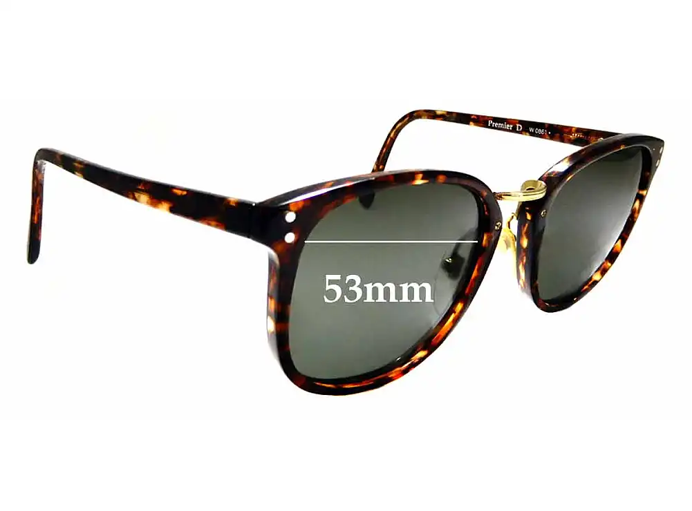 Sunglass Fix Replacement Lenses for Ray-Ban B&L Premier D W0861 - 53mm Wide Sunglass Fix Replacement Lenses for Ray-Ban B&L Premier D W0861 - 53mm Wide