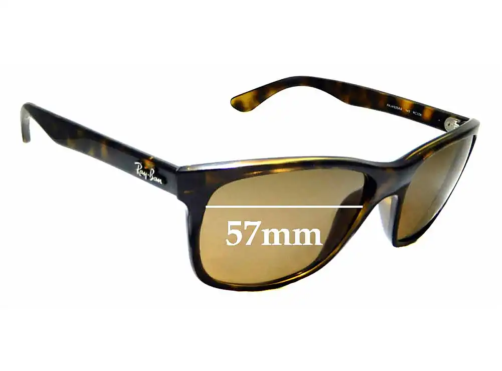 Sunglass Fix Replacement Lenses for Ray-Ban RAJ4935AA - 57mm Wide Sunglass Fix Replacement Lenses for Ray-Ban RAJ4935AA - 57mm Wide