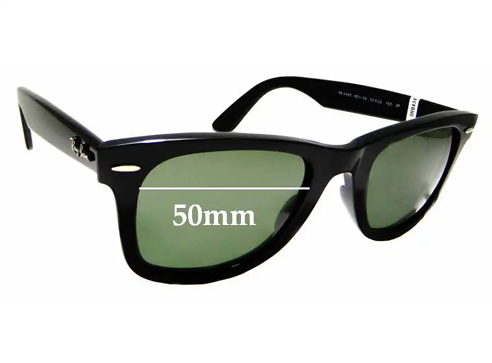 Sunglass Fix Replacement Lenses for Ray-Ban RB4340 Wayfarer - 50mm Wide Sunglass Fix Replacement Lenses for Ray-Ban RB4340 Wayfarer - 50mm Wide