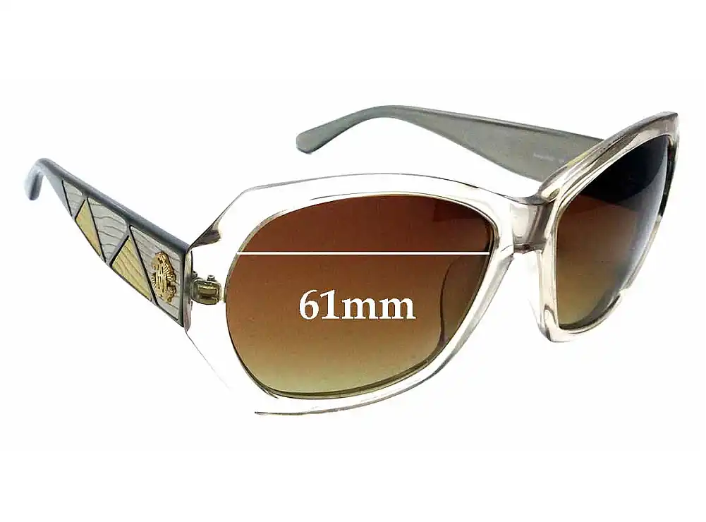 Sunglass Fix Replacement Lenses for Roberto Cavalli Abelia 592S - 61mm Wide Sunglass Fix Replacement Lenses for Roberto Cavalli Abelia 592S - 61mm Wide