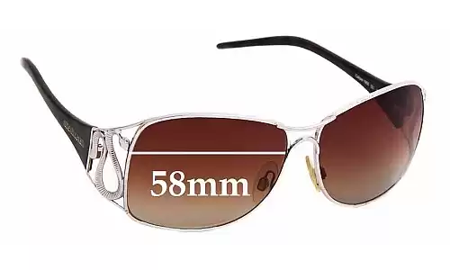Sunglass Fix Replacement Lenses for Roberto Cavalli Calipso 190s - 58mm Wide Roberto Cavalli Calipso 190s Replacement Lenses 58mm wide