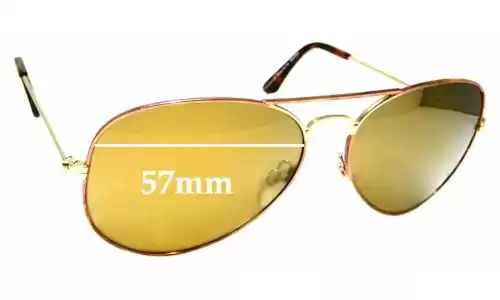 Sunglass Fix Replacement Lenses for Specsavers Jersey Sun Rx - 57mm Wide Sunglass Fix Replacement Lenses for Specsavers Jersey Sun Rx - 57mm Wide