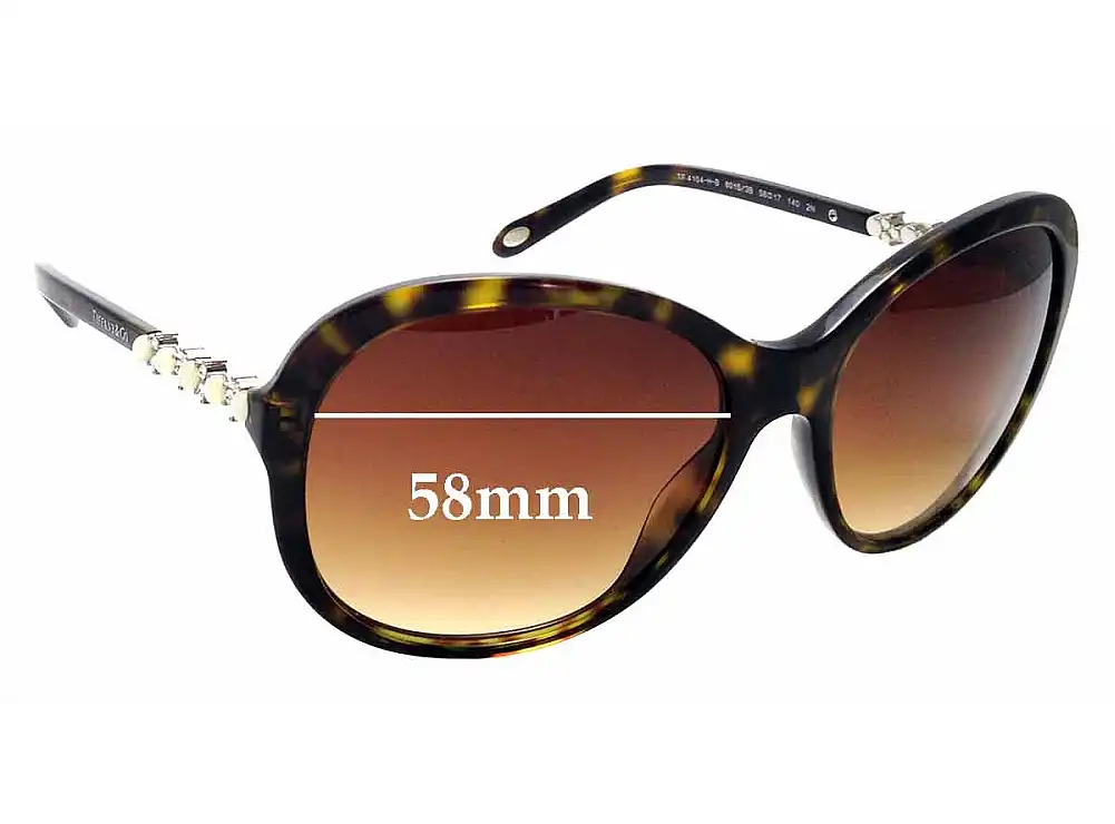 Sunglass Fix Replacement Lenses for Tiffany & Co TF 4104-HB - 58mm Wide Sunglass Fix Replacement Lenses for Tiffany & Co TF 4104-HB - 58mm Wide