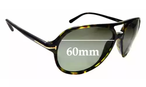 Sunglass Fix Replacement Lenses for Tom Ford Jared TF331 - 60mm Wide Tom Ford Jared TF331 Replacement Lenses 60mm wide