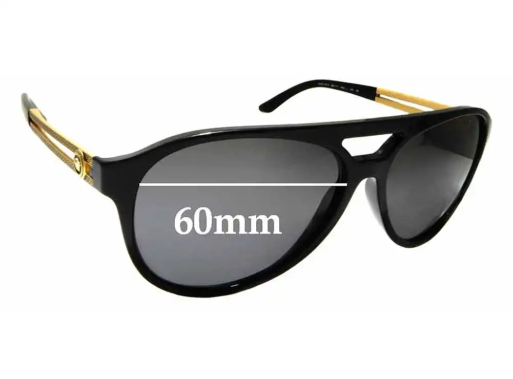 Sunglass Fix Replacement Lenses for Versace MOD 4312 - 60mm Wide Sunglass Fix Replacement Lenses for Versace MOD 4312 - 60mm Wide