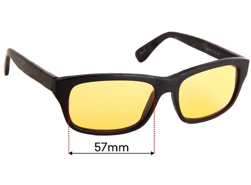 Sunglass Fix Replacement Lenses for Black Forever BK-620 - 57mm Wide Sunglass Fix Replacement Lenses for Black Forever BK-620 - 57mm Wide