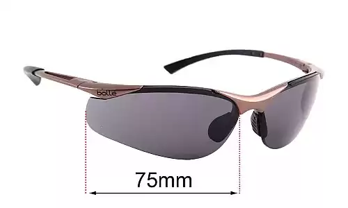 Sunglass Fix Replacement Lenses for Bolle Sidewinder - 75mm Wide Bolle Sidewinder Replacement Lenses 75mm wide