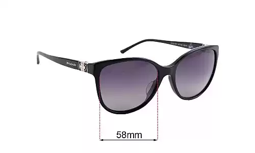 Sunglass Fix Replacement Lenses for Bvlgari 8132-B-F - 58mm Wide Sunglass Fix Replacement Lenses for Bvlgari 8132-B-F - 58mm Wide