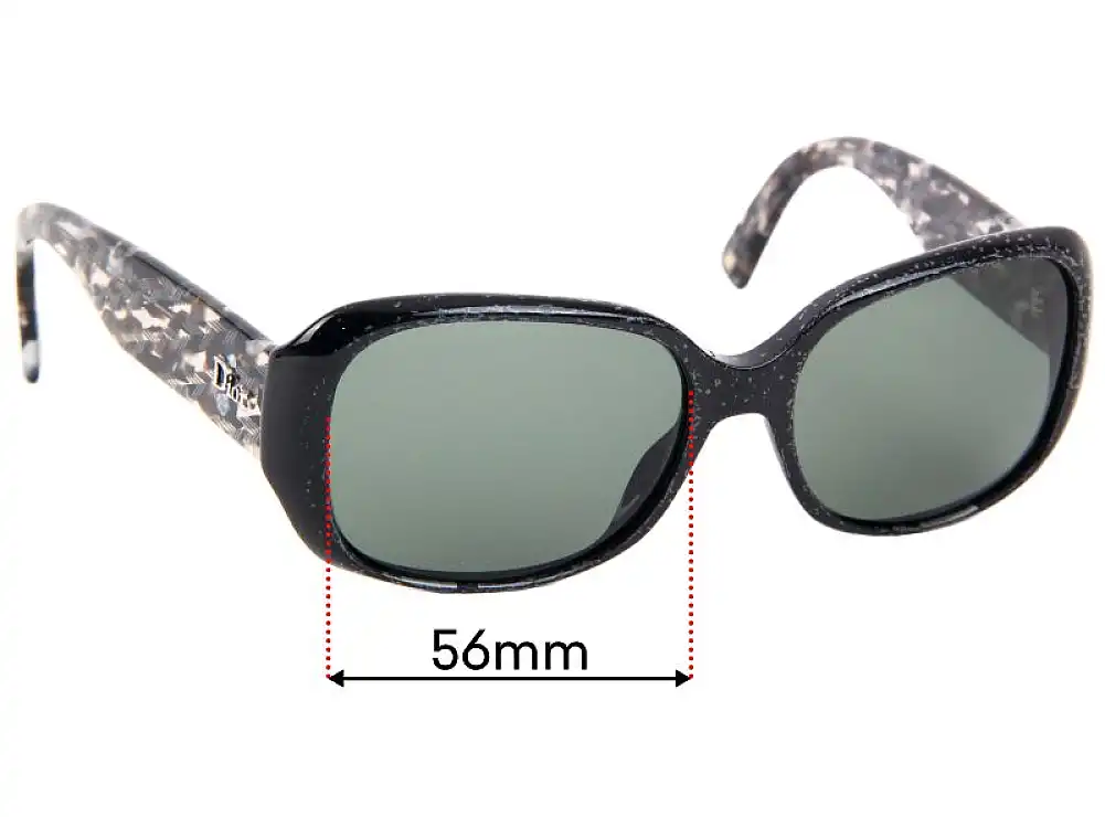 Sunglass Fix Replacement Lenses for Christian Dior Flanelle3 - 57mm Wide Sunglass Fix Replacement Lenses for Christian Dior Flanelle3 - 57mm Wide