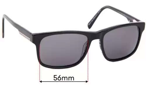 Sunglass Fix Replacement Lenses for Country Road CR Sun Rx 12 - 56mm Wide Sunglass Fix Replacement Lenses for Country Road CR Sun Rx 12 - 56mm Wide