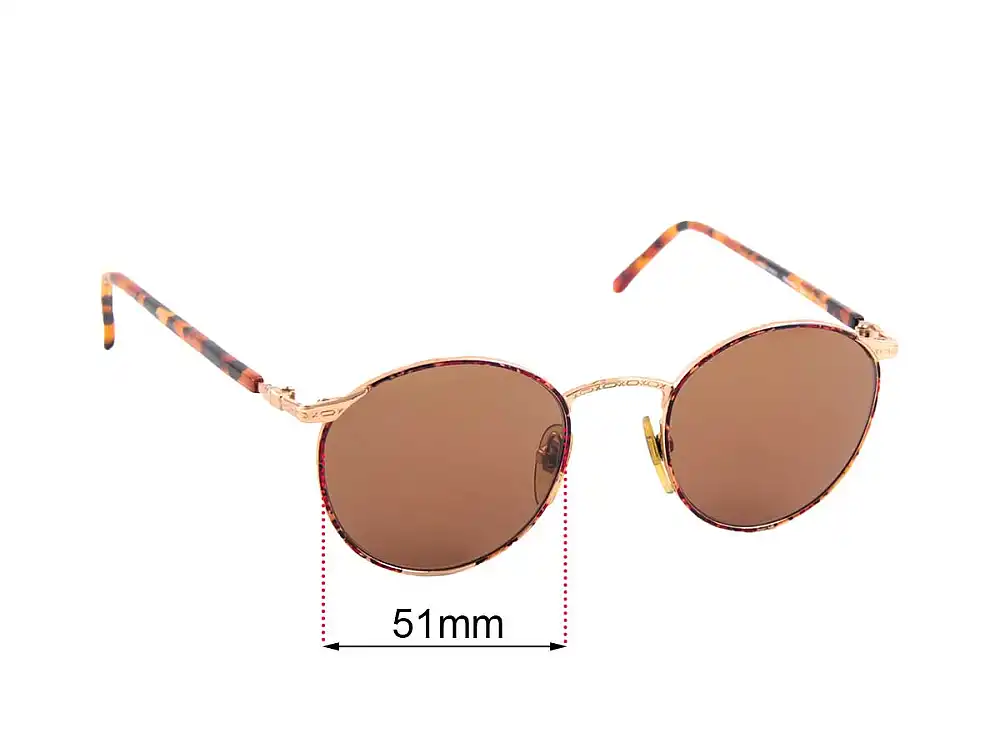 Sunglass Fix Replacement Lenses for Dakota Smith 5002 Steinbeck - 51mm Wide Sunglass Fix Replacement Lenses for Dakota Smith 5002 Steinbeck - 51mm Wide