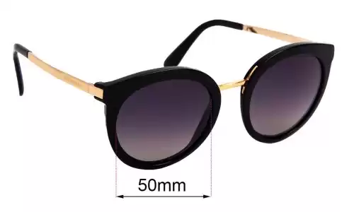 Sunglass Fix Replacement Lenses for Dolce & Gabbana DG4268 - 50mm Wide Dolce & Gabbana DG4268 Replacement Lenses 50mm wide