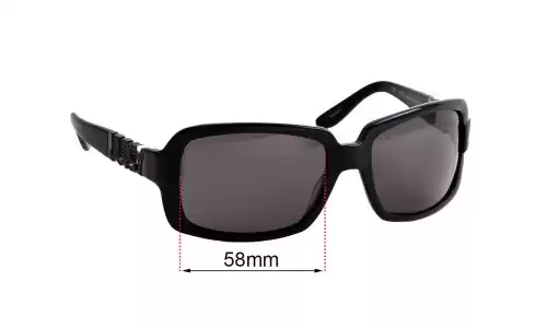 Sunglass Fix Replacement Lenses for Juicy Couture Fancy/S - 58mm Wide Sunglass Fix Replacement Lenses for Juicy Couture Fancy/S - 58mm Wide
