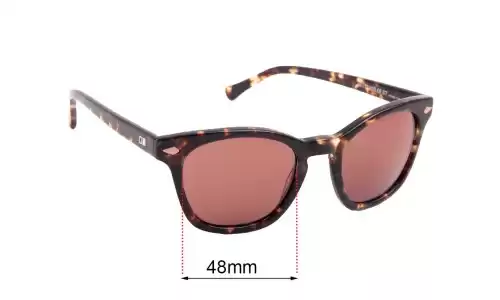 Sunglass Fix Replacement Lenses for Otis Class of 67 - 48mm Wide Sunglass Fix Replacement Lenses for Otis Class of 67 - 48mm Wide