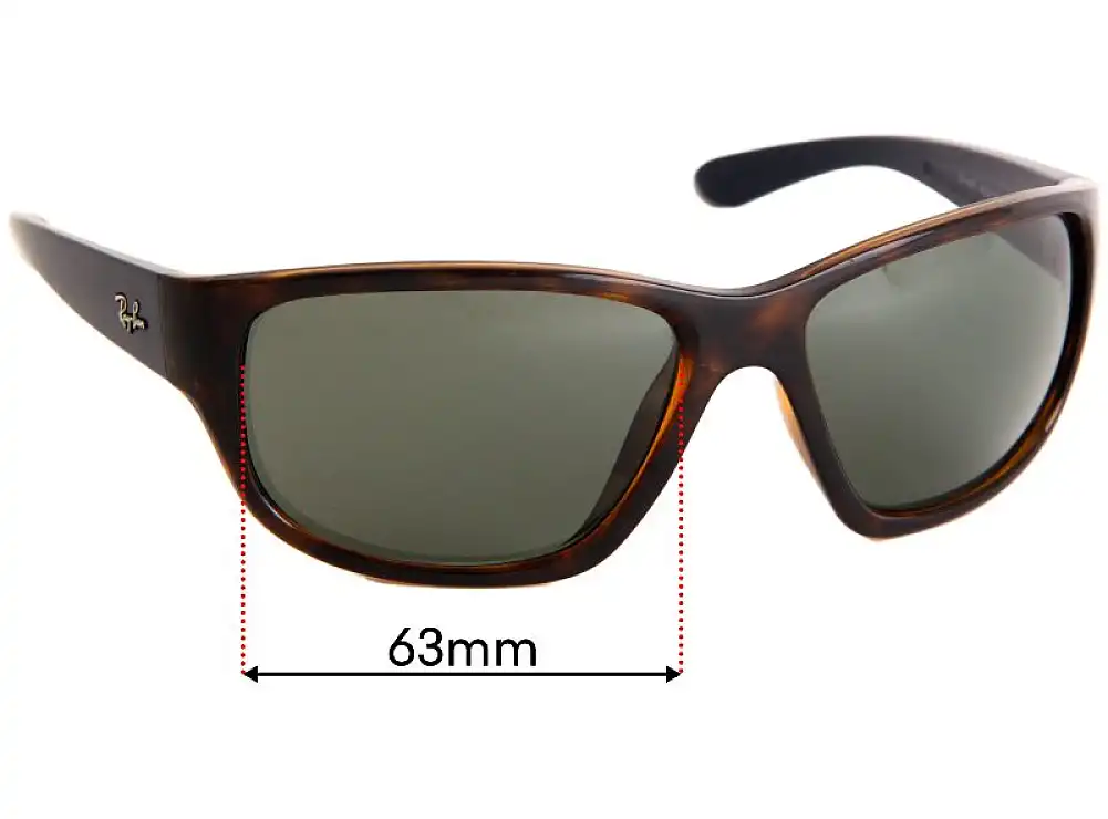 Sunglass Fix Replacement Lenses for Ray-Ban RB4300 - 63mm Wide Sunglass Fix Replacement Lenses for Ray-Ban RB4300 - 63mm Wide