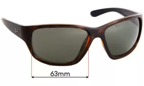 Sunglass Fix Replacement Lenses for Ray-Ban RB4300 - 63mm Wide Sunglass Fix Replacement Lenses for Ray-Ban RB4300 - 63mm Wide