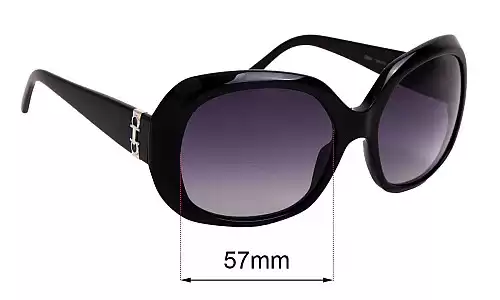 Sunglass Fix Replacement Lenses for Salvatore Ferragamo 2201 - 57mm Wide Sunglass Fix Replacement Lenses for Salvatore Ferragamo 2201 - 57mm Wide