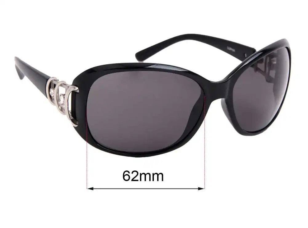 Sunglass Fix Replacement Lenses for Spotters Sophia - 62mm Wide Sunglass Fix Replacement Lenses for Spotters Sophia - 62mm Wide