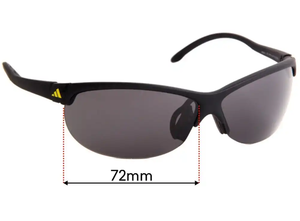 Sunglass Fix Replacement Lenses for Adidas A170 Adizero L - 72mm Wide Sunglass Fix Replacement Lenses for Adidas A170 Adizero L - 72mm Wide