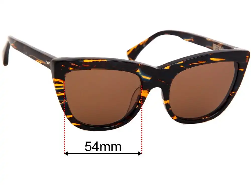 Sunglass Fix Replacement Lenses for AM Eyewear Asia - 54mm Wide Sunglass Fix Replacement Lenses for AM Eyewear Asia - 54mm Wide