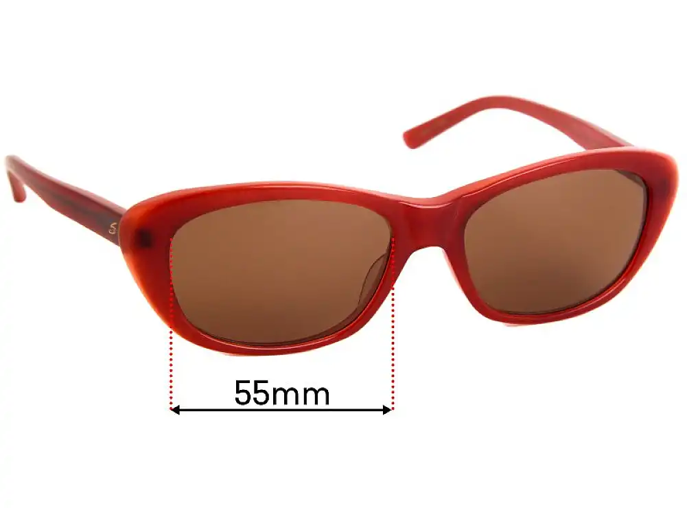 Sunglass Fix Replacement Lenses for Serengeti Bagheria - 55mm Wide Sunglass Fix Replacement Lenses for Serengeti Bagheria - 55mm Wide